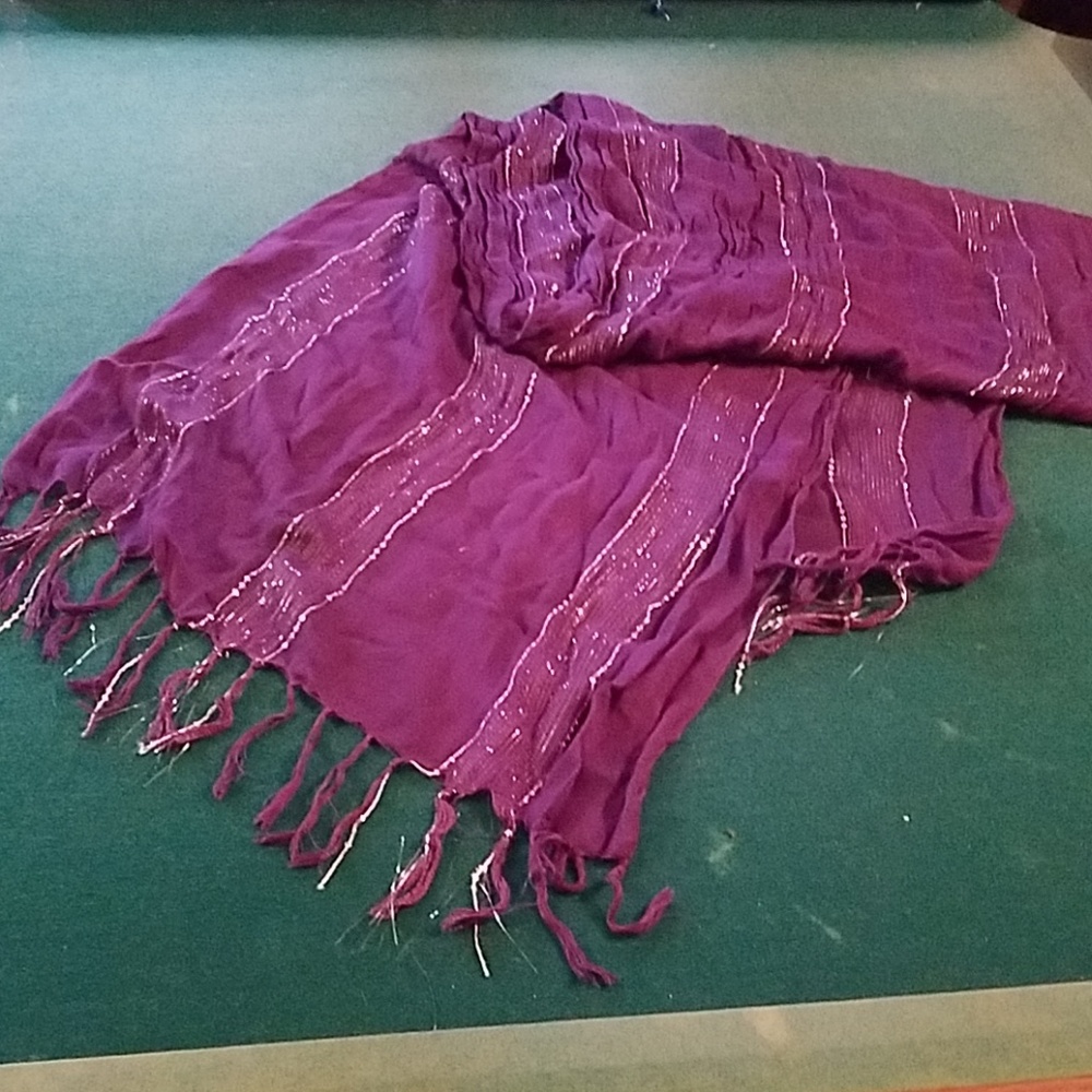 Purple scarf